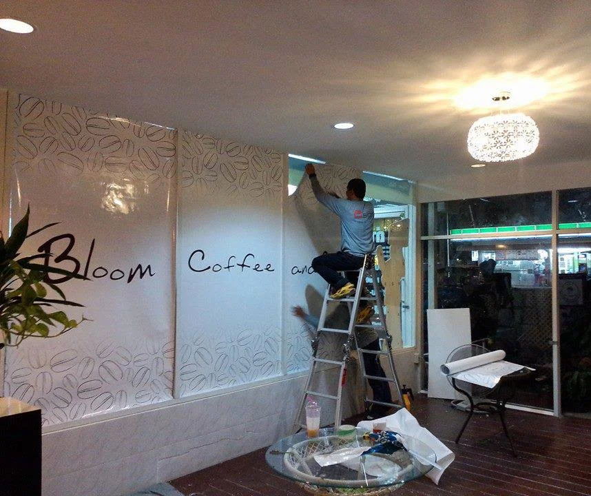 บรรยากาศงานตกแต่งภายในร้าน